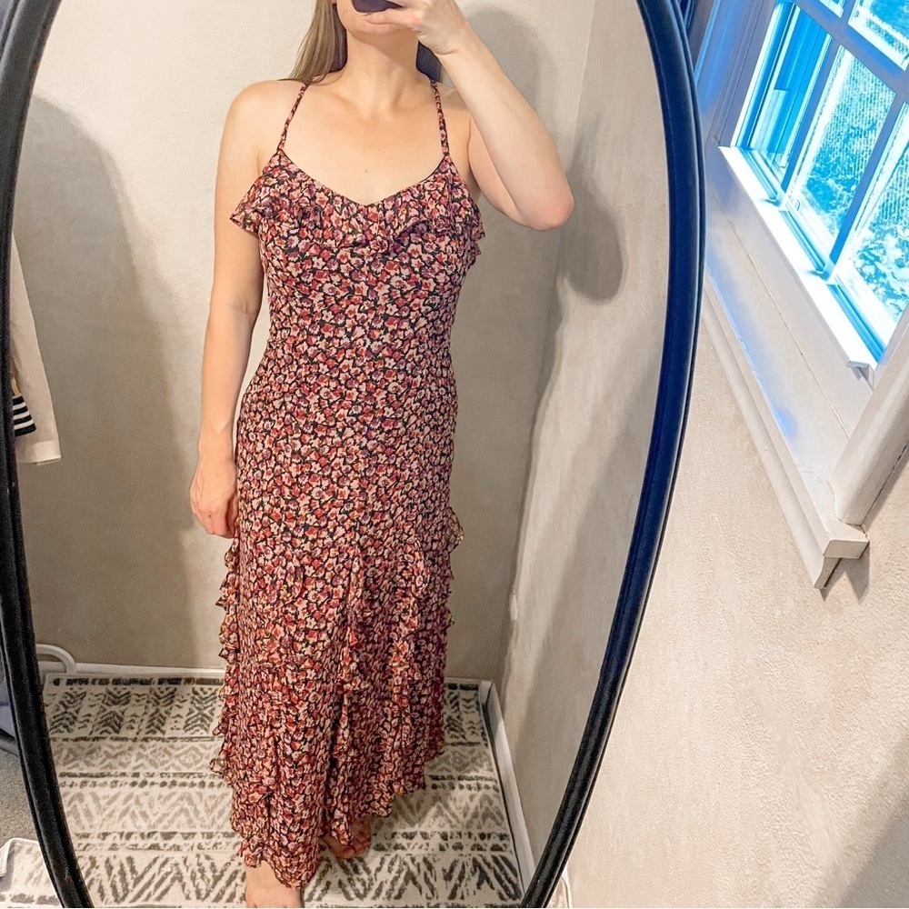 Likely Leanne Floral Chiffon Maxi Dress 4 - Picture 11 of 11